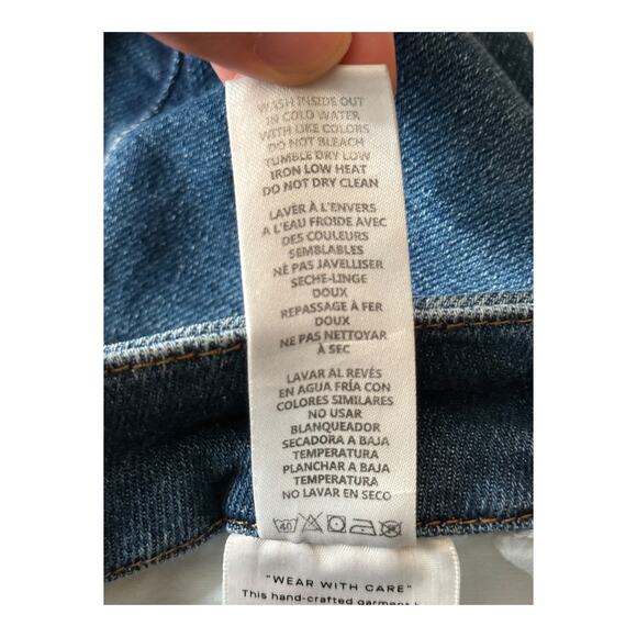 Good American jeans GLST382T Good Legs straight denim blue plus size 24 - Picture 6 of 6